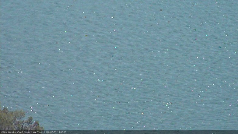 Lake Travis webcam, May 7, 2018 2:05 PM CT