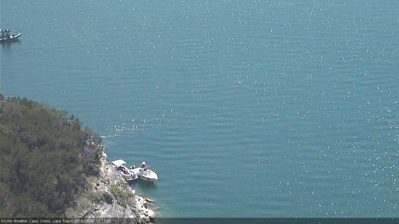 Lake Travis webcam, May 7, 2018 2:20 PM CT