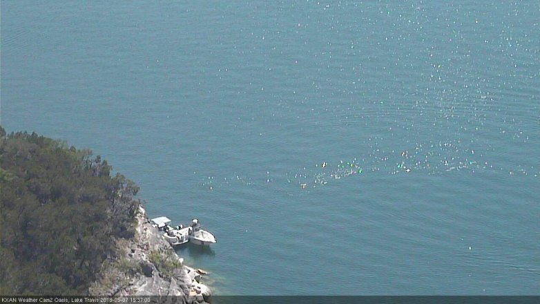 Lake Travis webcam, May 7, 2018 2:40 PM CT