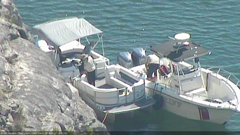 Lake Travis webcam, May 7, 2018 3:40 PM CT