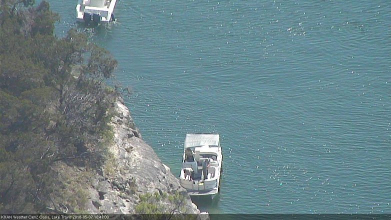 Lake Travis webcam, May 7, 2018 3:50 PM CT