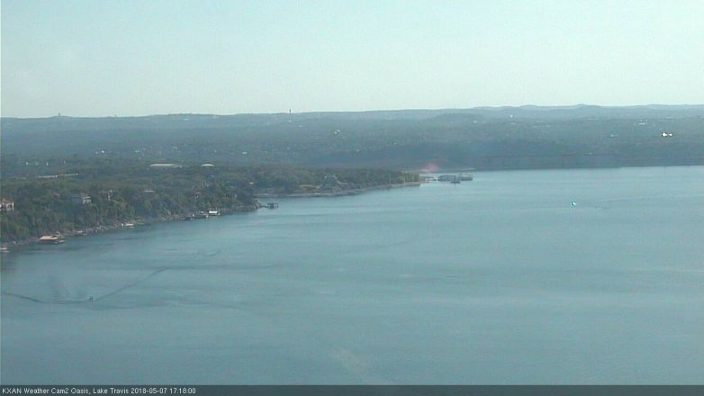 Lake Travis webcam, May 7, 2018 4:20 PM CT