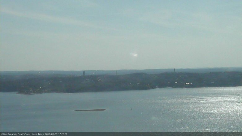 Lake Travis webcam, May 7, 2018 4:25 PM CT