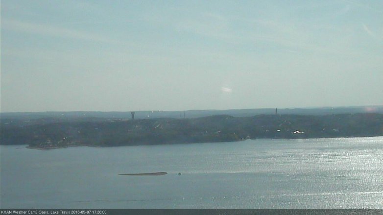 Lake Travis webcam, May 7, 2018 4:30 PM CT