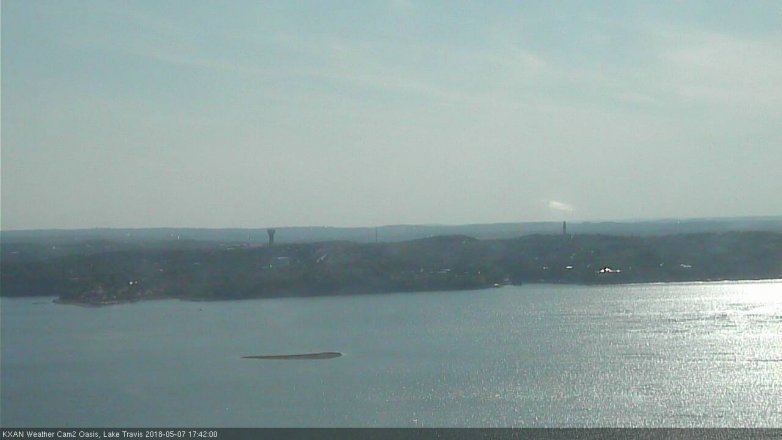 Lake Travis webcam, May 7, 2018 4:45 PM CT
