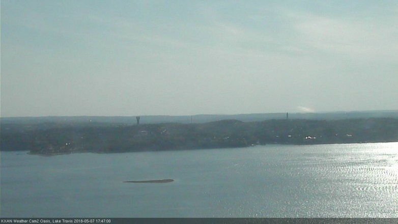 Lake Travis webcam, May 7, 2018 4:50 PM CT