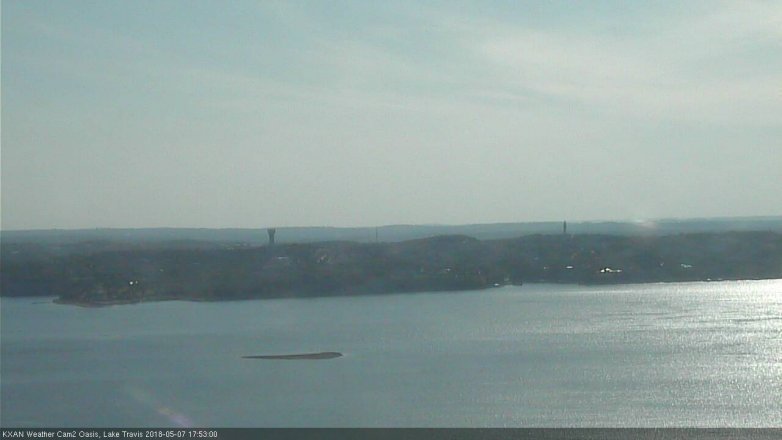 Lake Travis webcam, May 7, 2018 4:55 PM CT