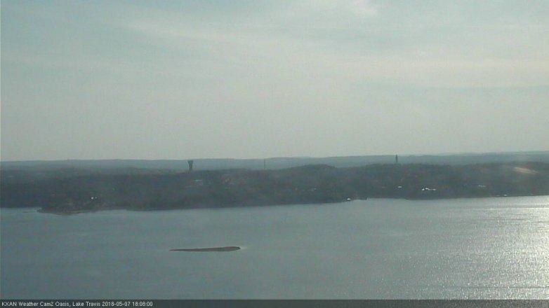 Lake Travis webcam, May 7, 2018 5:10 PM CT