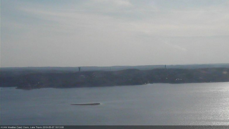 Lake Travis webcam, May 7, 2018 5:15 PM CT
