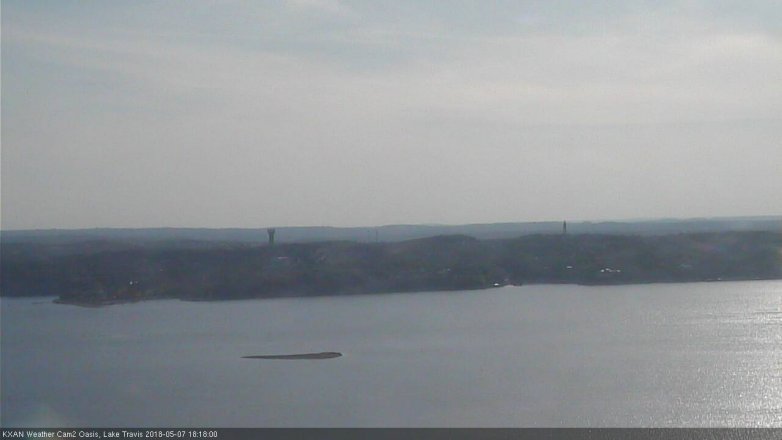 Lake Travis webcam, May 7, 2018 5:20 PM CT