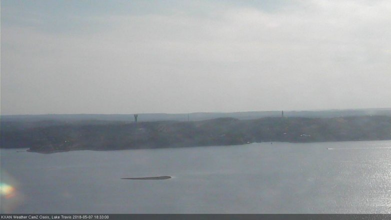 Lake Travis webcam, May 7, 2018 5:35 PM CT