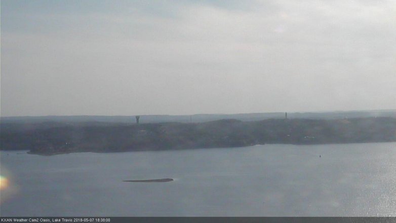 Lake Travis webcam, May 7, 2018 5:40 PM CT