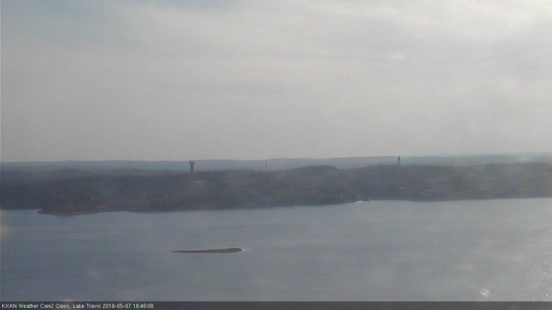 Lake Travis webcam, May 7, 2018 5:50 PM CT