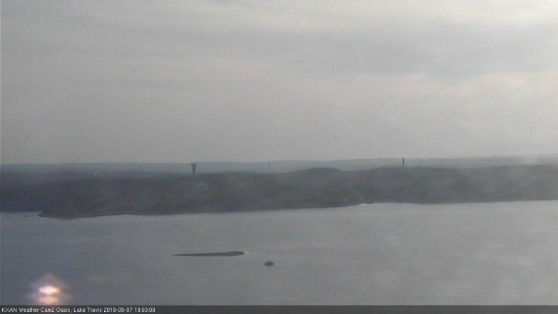 Lake Travis webcam, May 7, 2018 6:05 PM CT