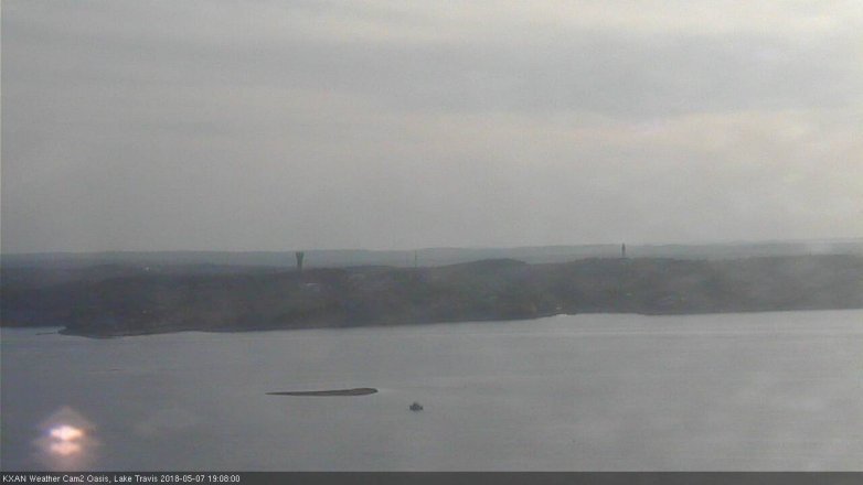 Lake Travis webcam, May 7, 2018 6:10 PM CT