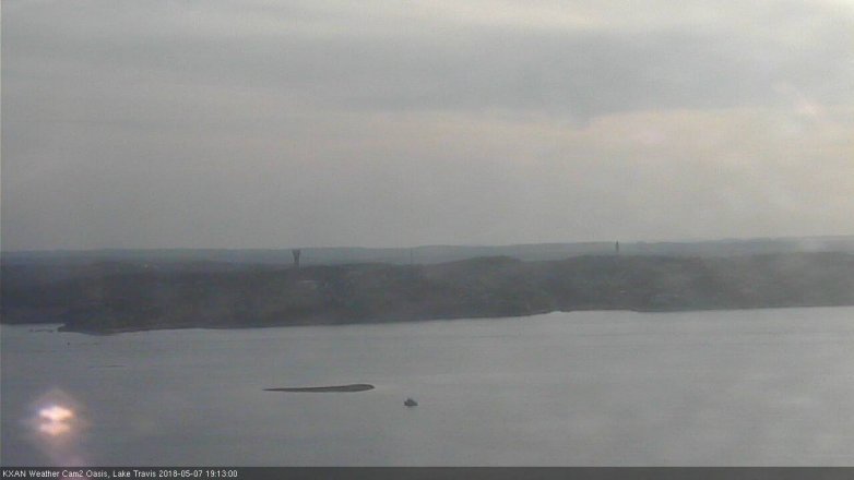 Lake Travis webcam, May 7, 2018 6:15 PM CT