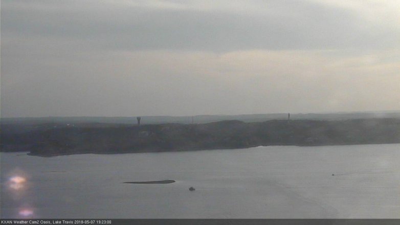 Lake Travis webcam, May 7, 2018 6:25 PM CT