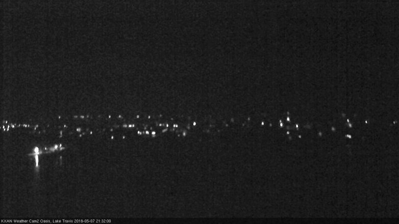 Lake Travis webcam, May 7, 2018 8:35 PM CT