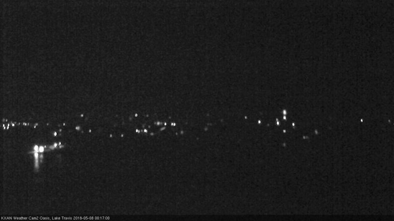 Lake Travis webcam, May 7, 2018 11:20 PM CT