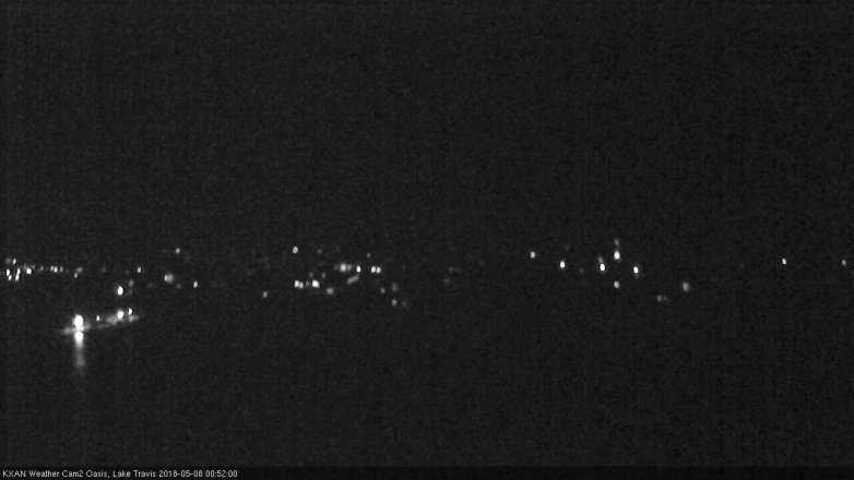 Lake Travis webcam, May 7, 2018 11:55 PM CT
