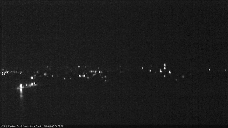 Lake Travis webcam, May 7, 2018 12:00 AM CT
