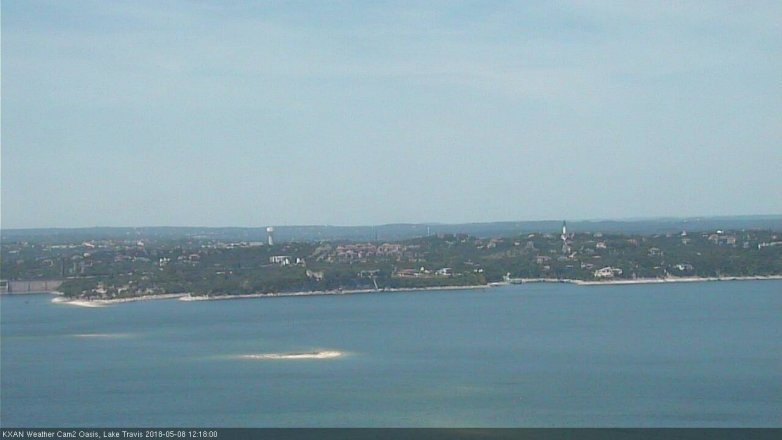 Lake Travis webcam, May 8, 2018 11:20 AM CT