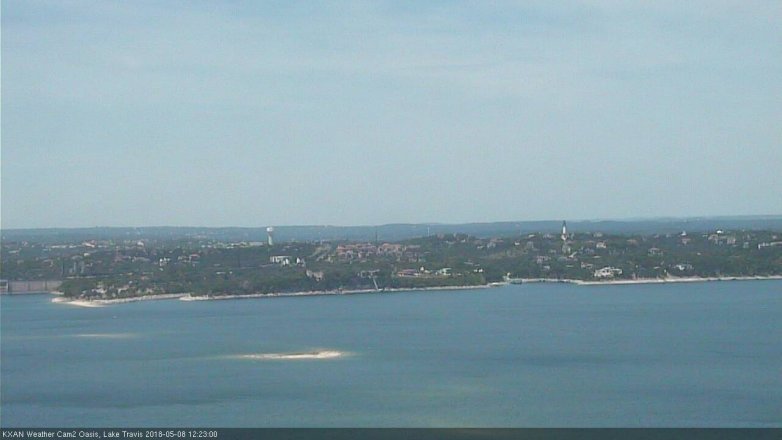 Lake Travis webcam, May 8, 2018 11:25 AM CT