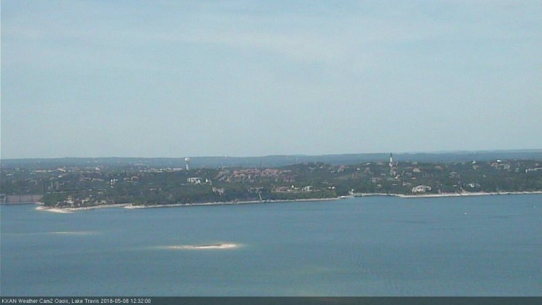Lake Travis webcam, May 8, 2018 11:35 AM CT