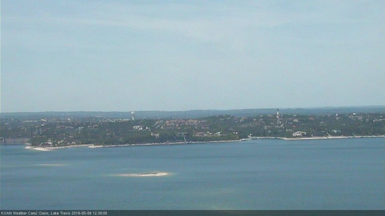 Lake Travis webcam, May 8, 2018 11:40 AM CT