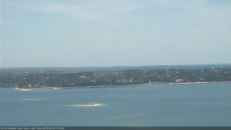Lake Travis webcam, May 8, 2018 11:55 AM CT