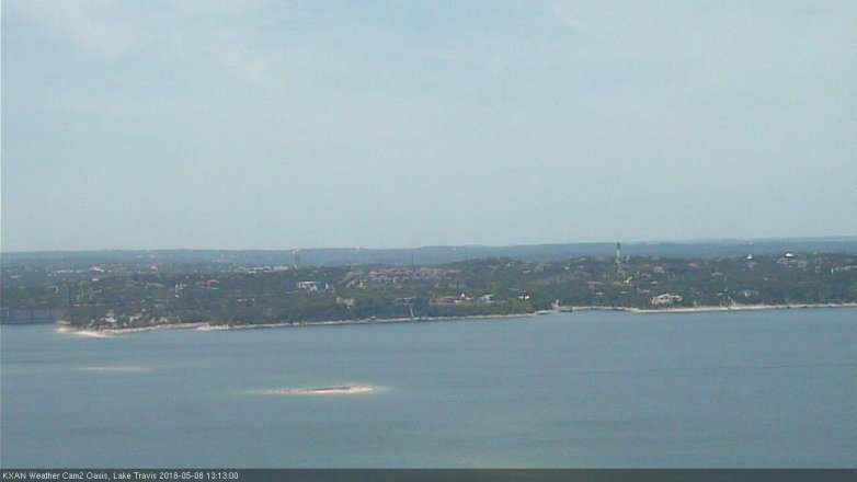 Lake Travis webcam, May 8, 2018 12:15 PM CT
