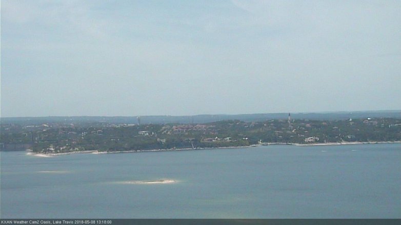 Lake Travis webcam, May 8, 2018 12:20 PM CT