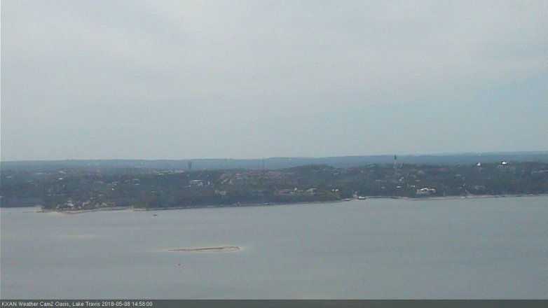 Lake Travis webcam, May 8, 2018 2:00 PM CT
