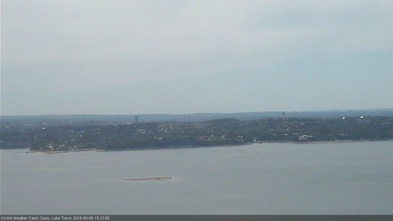 Lake Travis webcam, May 8, 2018 2:25 PM CT
