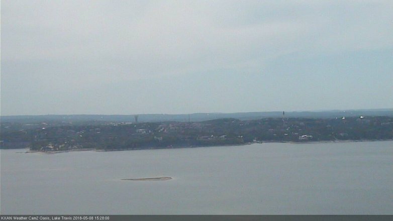 Lake Travis webcam, May 8, 2018 2:30 PM CT