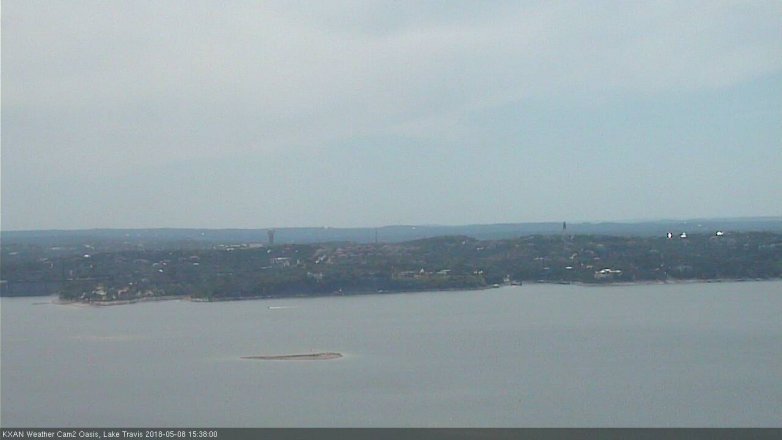 Lake Travis webcam, May 8, 2018 2:40 PM CT