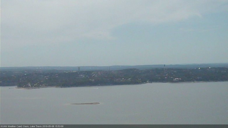 Lake Travis webcam, May 8, 2018 2:55 PM CT