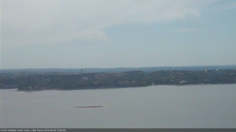 Lake Travis webcam, May 8, 2018 3:00 PM CT