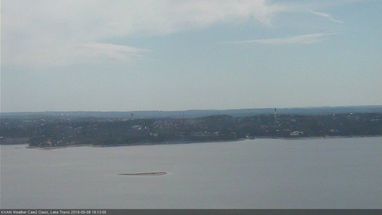 Lake Travis webcam, May 8, 2018 3:15 PM CT