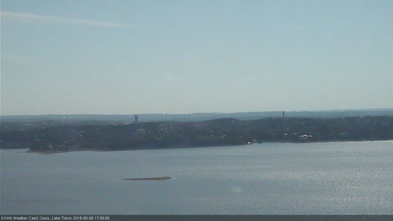 Lake Travis webcam, May 8, 2018 4:10 PM CT