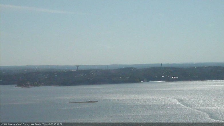Lake Travis webcam, May 8, 2018 4:15 PM CT