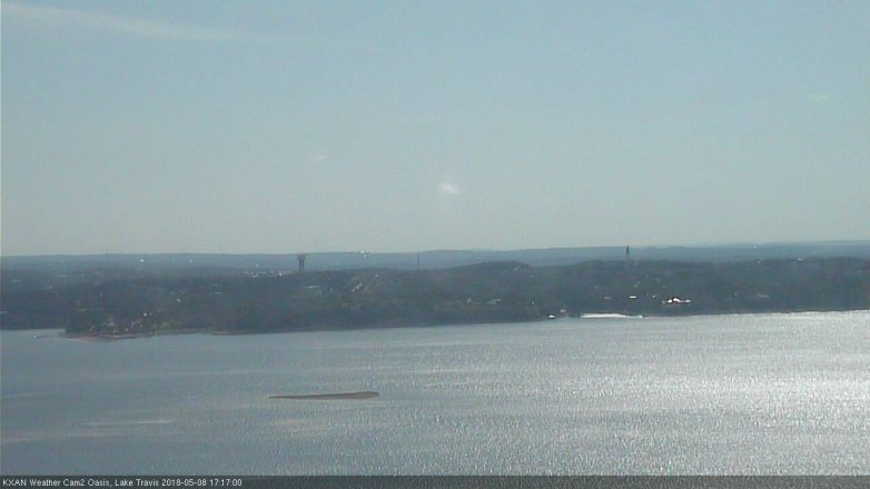 Lake Travis webcam, May 8, 2018 4:20 PM CT