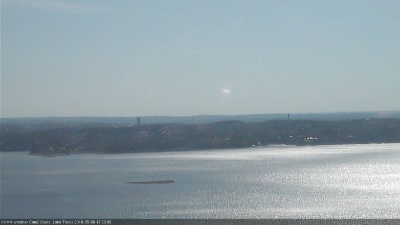 Lake Travis webcam, May 8, 2018 4:25 PM CT