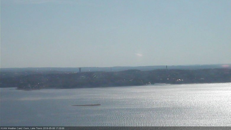 Lake Travis webcam, May 8, 2018 4:30 PM CT