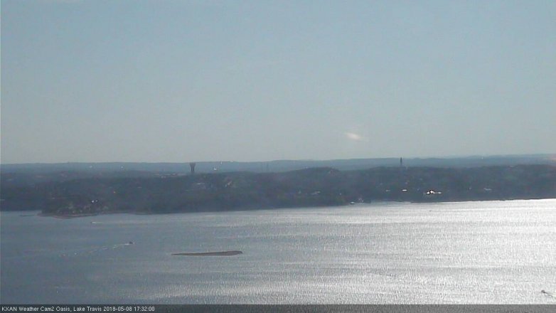 Lake Travis webcam, May 8, 2018 4:35 PM CT