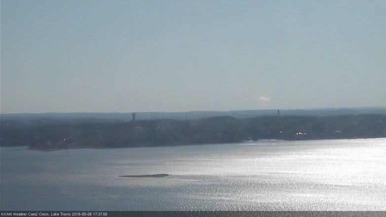Lake Travis webcam, May 8, 2018 4:40 PM CT