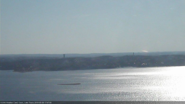 Lake Travis webcam, May 8, 2018 4:50 PM CT
