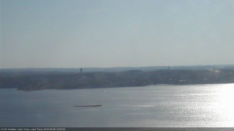 Lake Travis webcam, May 8, 2018 5:05 PM CT