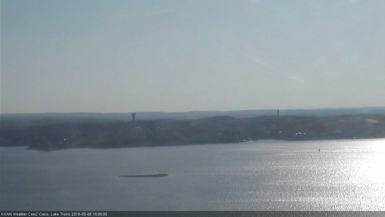 Lake Travis webcam, May 8, 2018 5:10 PM CT