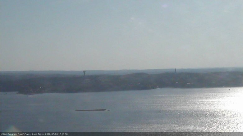 Lake Travis webcam, May 8, 2018 5:20 PM CT